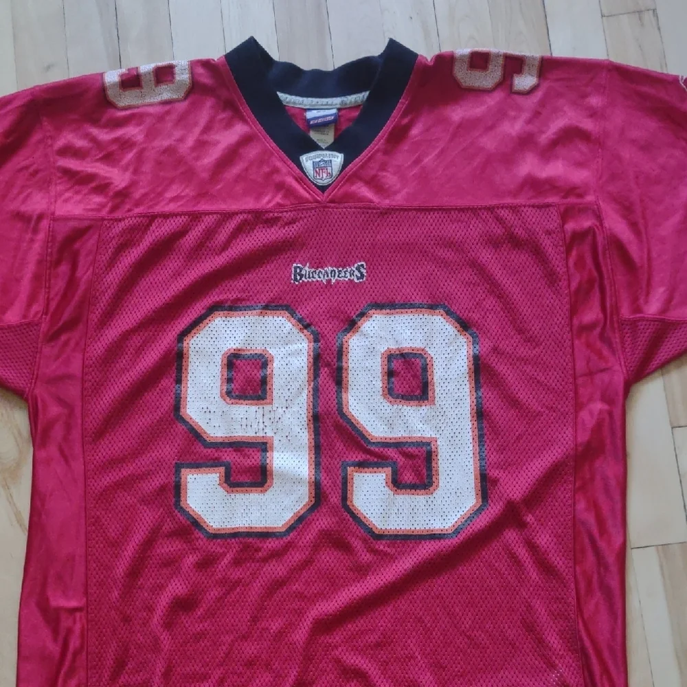 Reebok Red and Black Athletic Jersey - Picture 3 of 16